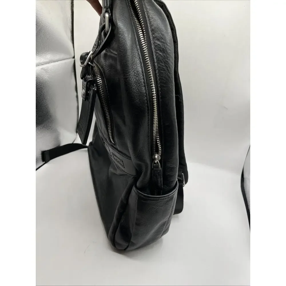 Tumi Laredo Dillon Backpack Vintage Discontinued Black Luxury Nappa Leather RARE